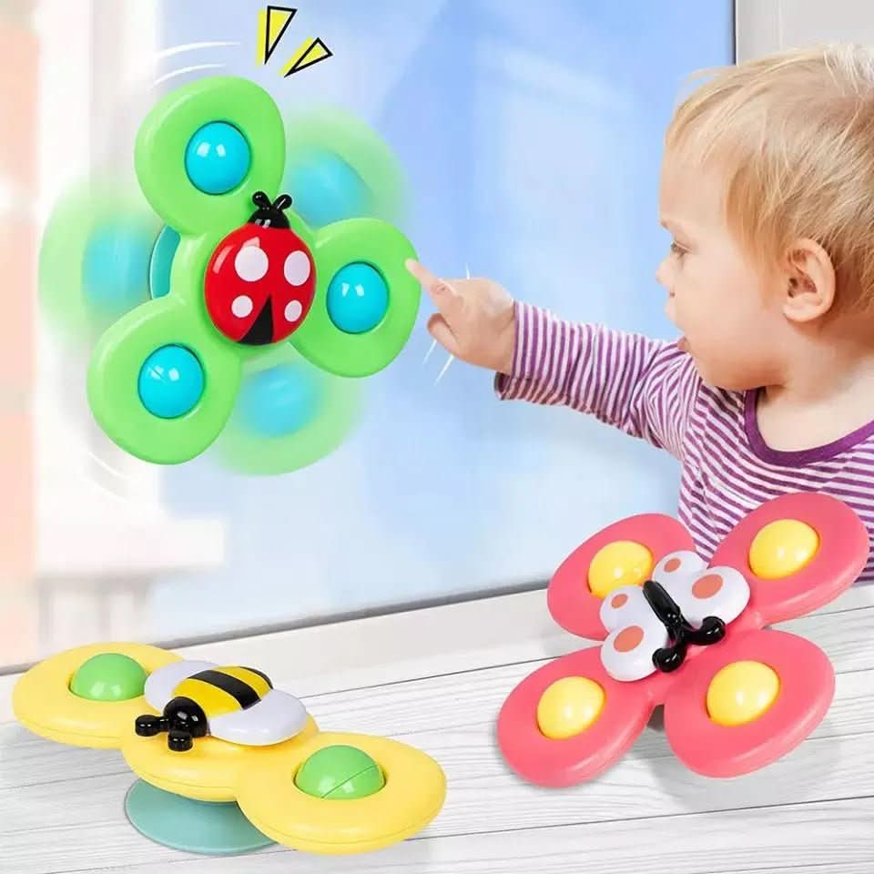 Thermabuild | Colorful Bath Fidget Spinner with Cute Insect Design