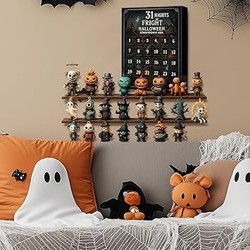 Thermabuild | Kids' Halloween Advent Calendar Countdown with Spooky Miniature Figurines