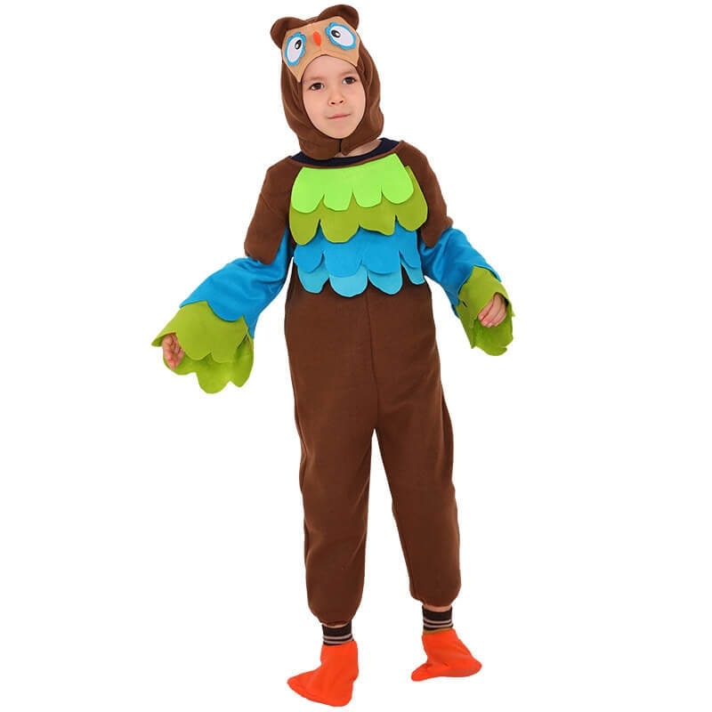 Thermabuild | Kids' Halloween Animal Costume Plush Dinosaur Vampire Dress Up with Hood