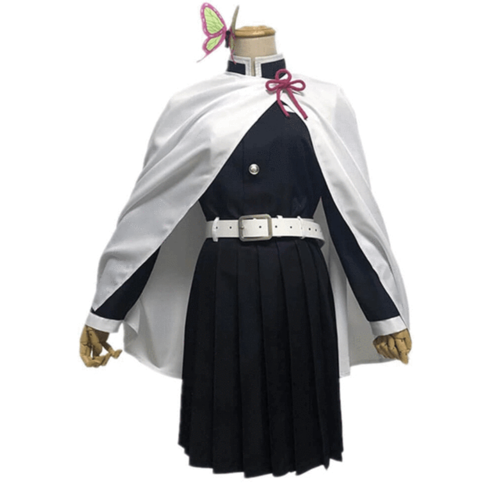 Thermabuild | Kids' Halloween Anime Cosplay Costume and Outfit Set with Kimono Haori Jacket and Wide Leg Wraps