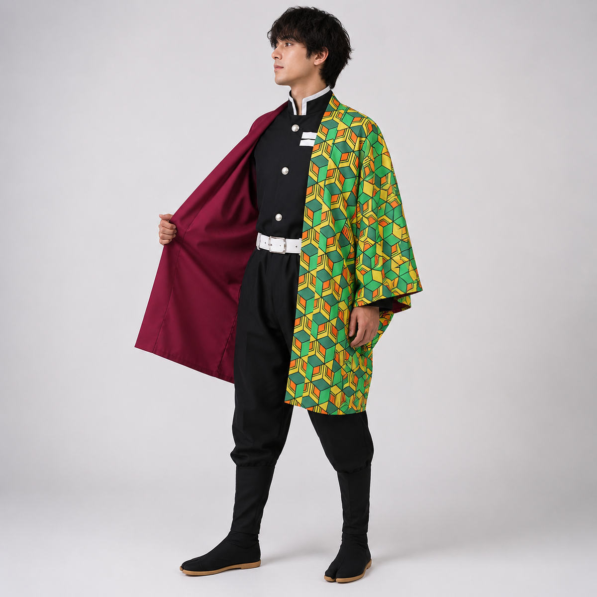 Thermabuild | Kids' Halloween Anime Cosplay Costume with Haori Jacket and Character for Party