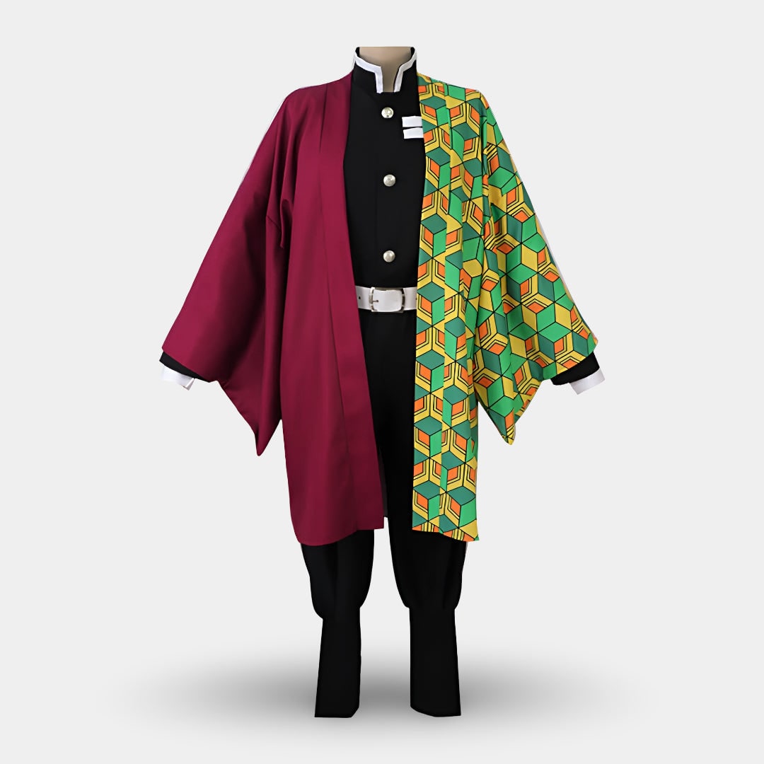 Thermabuild | Kids' Halloween Anime Cosplay Costume with Haori Jacket and Character for Party