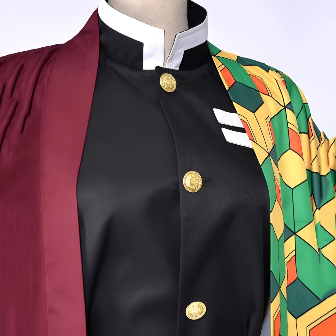 Thermabuild | Kids' Halloween Anime Cosplay Costume with Haori Jacket and Character for Party