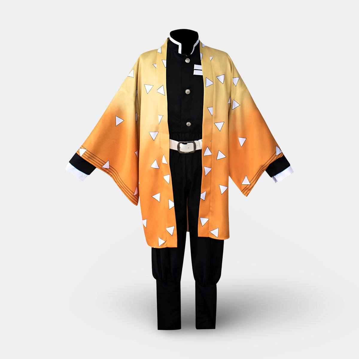 Thermabuild | Kids' Halloween Anime Cosplay Costume with Haori Jacket and Fox for Character Party Dress-Up