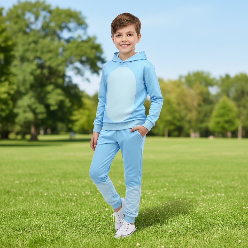 Thermabuild | Kids' Halloween Character Costume with Mask Hoodie and Pants Set for Dress Up Party