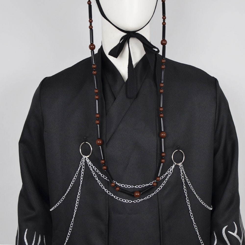 Thermabuild | Kids' Halloween Cosplay Costume Korean Traditional Hanbok with Hat Accessories and Silver Chain Details