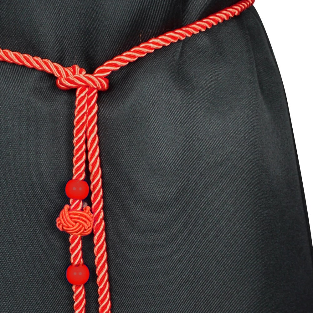 Thermabuild | Kids' Halloween Cosplay Costume Korean Traditional Hanbok with Hat Accessories and Silver Chain Details