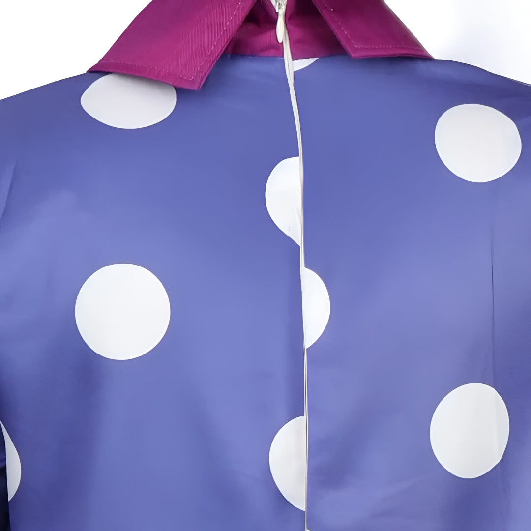 Thermabuild | Kids' Halloween Cosplay Costume Polka Dot Dress with and Tights for Party and Themed Events