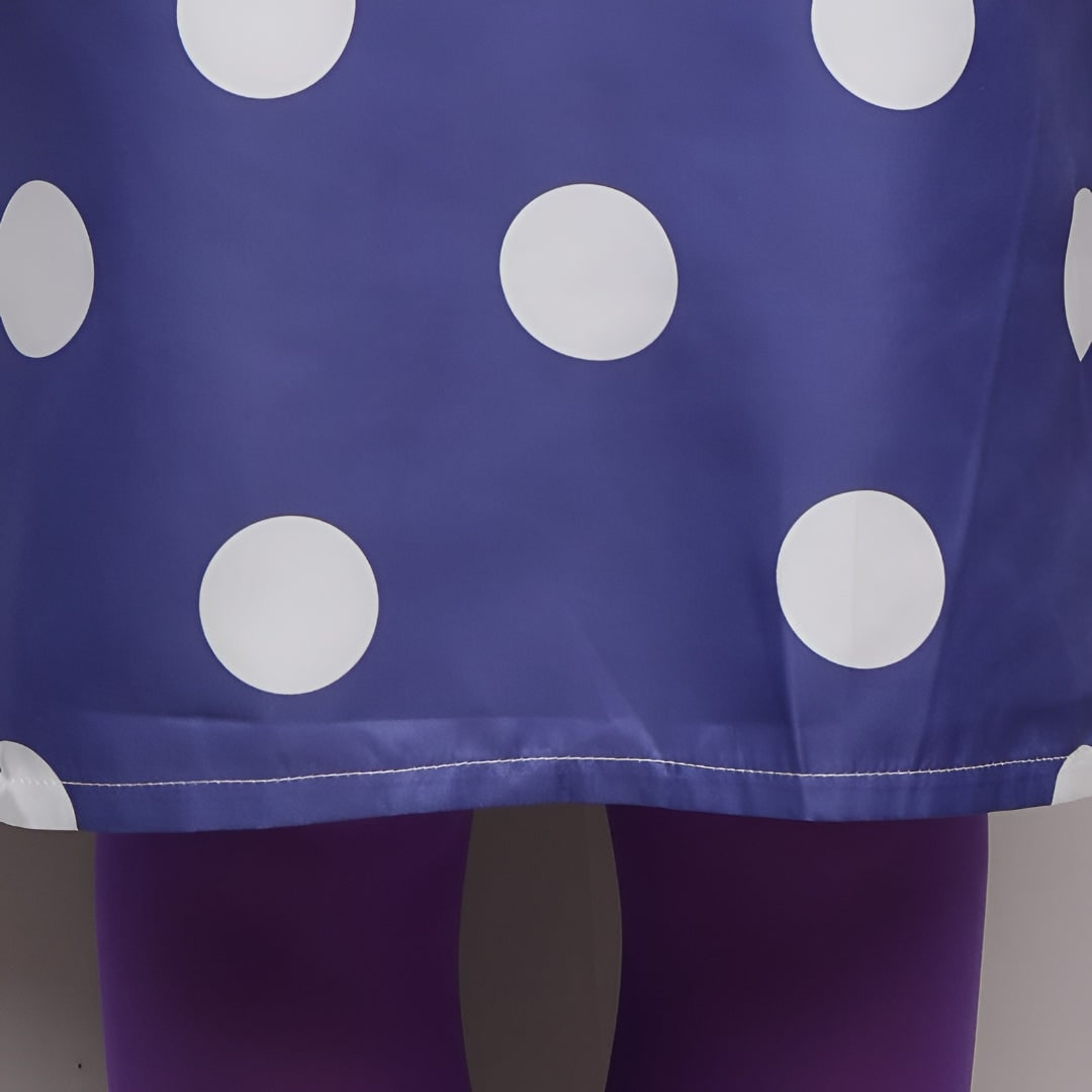 Thermabuild | Kids' Halloween Cosplay Costume Polka Dot Dress with and Tights for Party and Themed Events