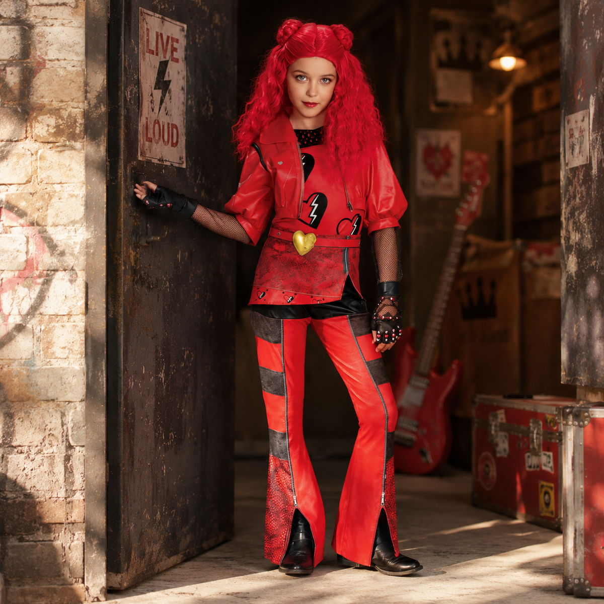 Thermabuild | Kids' Halloween Cosplay Costume with Jacket and Accessories for Party and Dress-Up