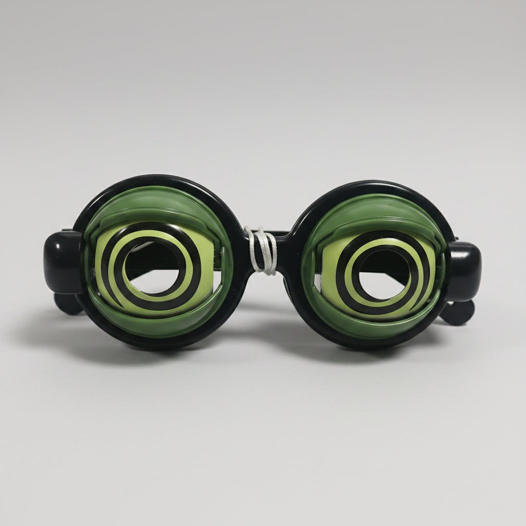 Thermabuild | Kids' Halloween Crazy Eyes Glasses Novelty Prank Toy with Moving Eyelids for Party Fun