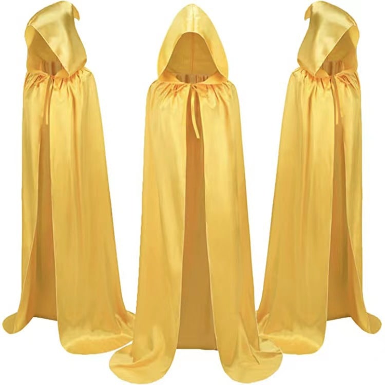 Thermabuild | Kids' Halloween Hooded Cloak with Hood and Tie Closure for Costume Party With Red Cape
