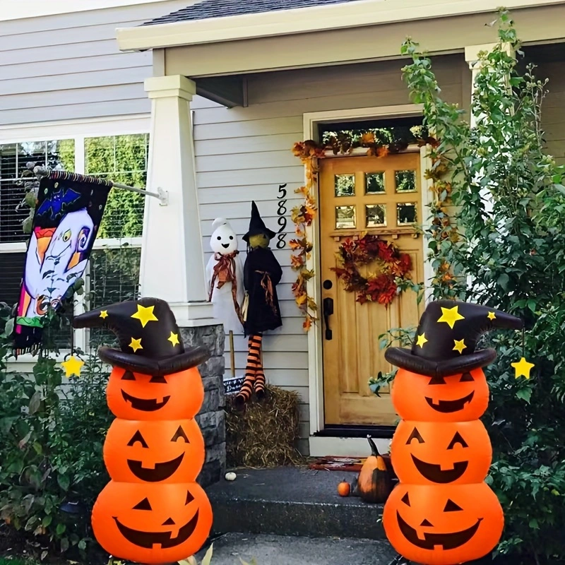 Thermabuild | Kids' Halloween Inflatable Yard Decoration Large Outdoor Blow Up with Water-Fillable Base for Party