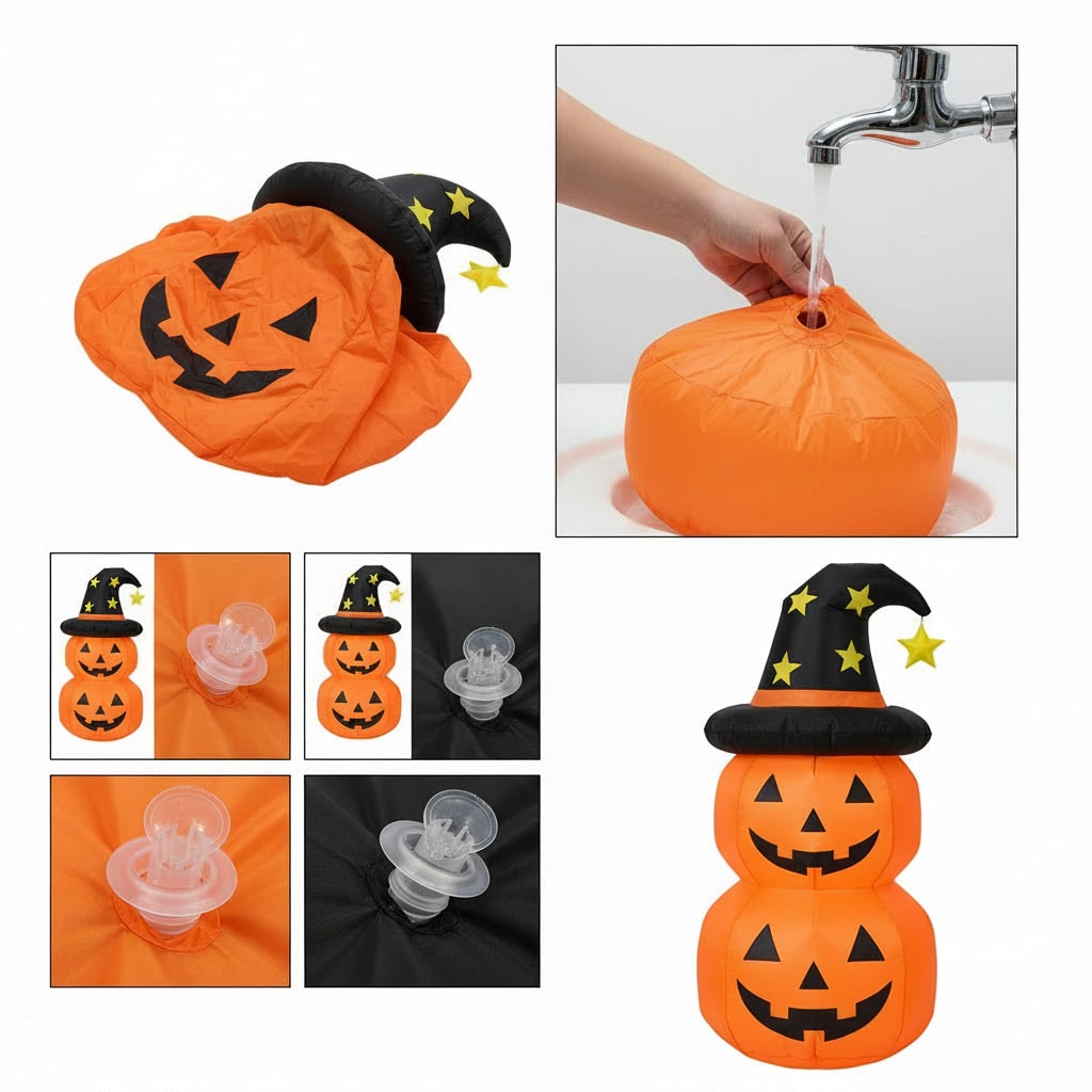 Thermabuild | Kids' Halloween Inflatable Yard Decoration Large Outdoor Blow Up with Water-Fillable Base for Party