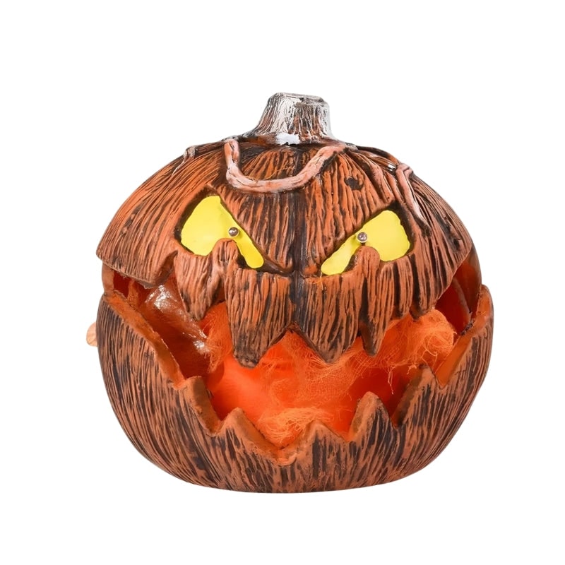 Thermabuild | Kids' Halloween Jack O Lantern LED Pumpkin Pop-Up Decoration with Glowing Eyes for Indoor Outdoor Party