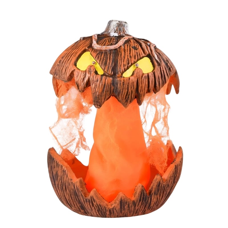Thermabuild | Kids' Halloween Jack O Lantern LED Pumpkin Pop-Up Decoration with Glowing Eyes for Indoor Outdoor Party