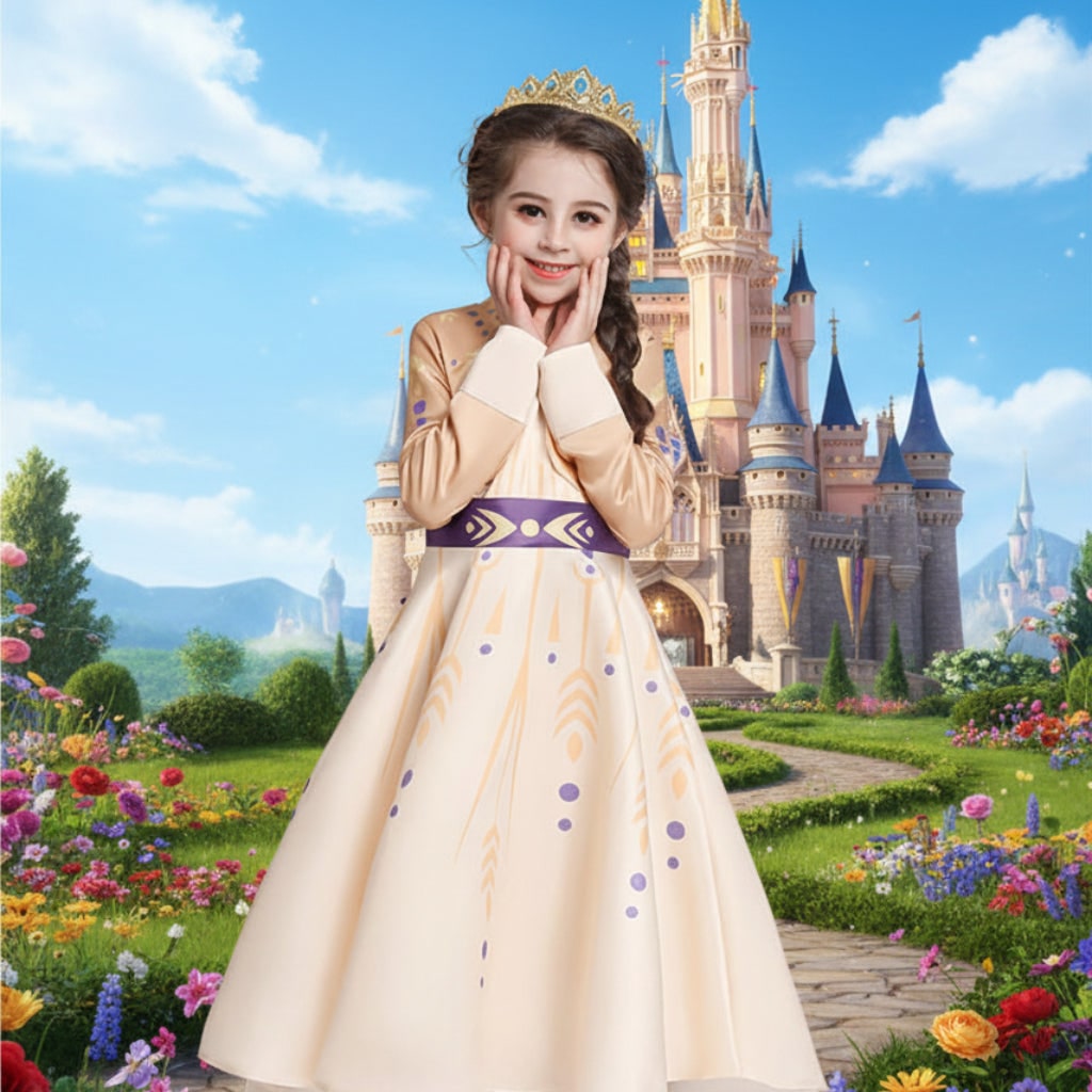 Thermabuild | Kids' Halloween Princess Costume and Dress Up with Tiara and Scepter Games