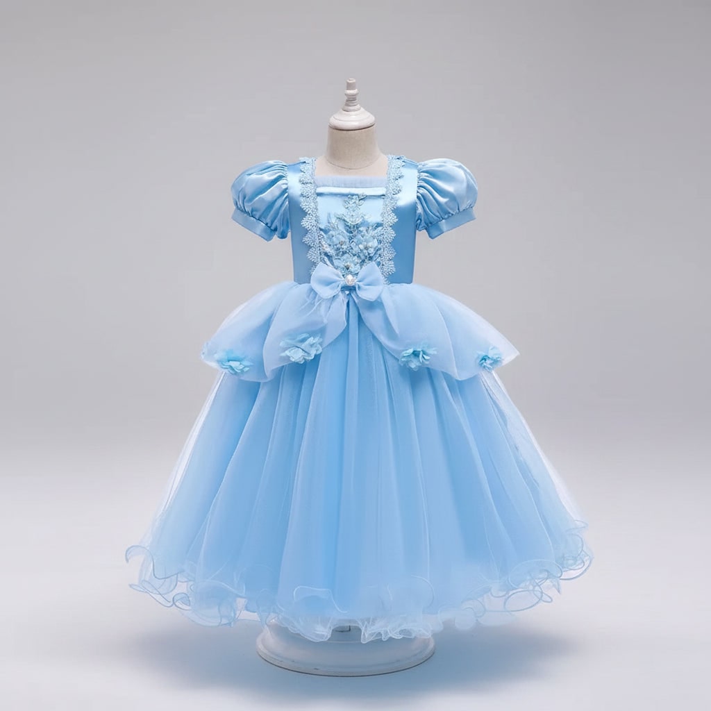 Thermabuild | Kids' Halloween Princess Costume Dress with Tiara Wand and Accessories Set