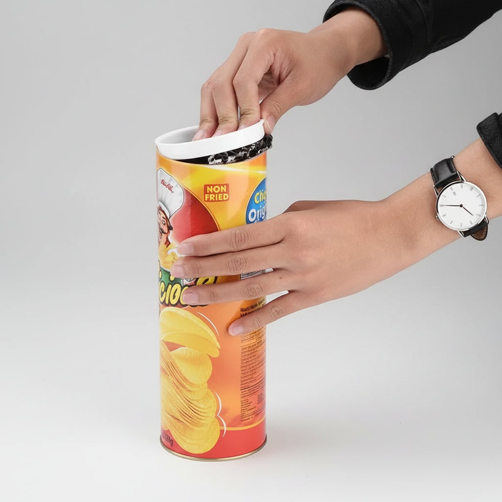 Thermabuild | Kids' Halloween Snake in a Can Fake Prank Toy with Spring-Loaded Jumping Surprise for Party Decoration