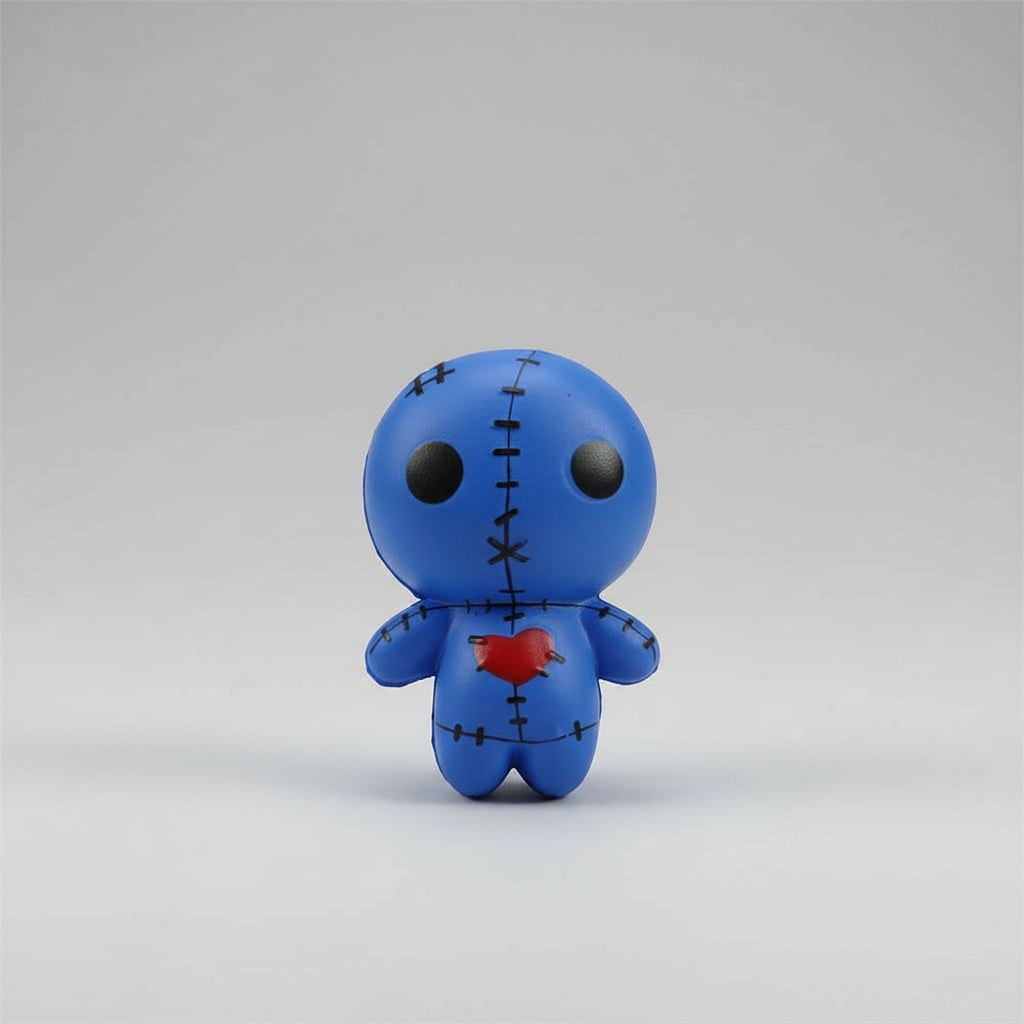 Thermabuild | Kids' Halloween Squishy Toy Stress Relief with Slow Rising Foam Voodoo Doll Design and Stitched Details