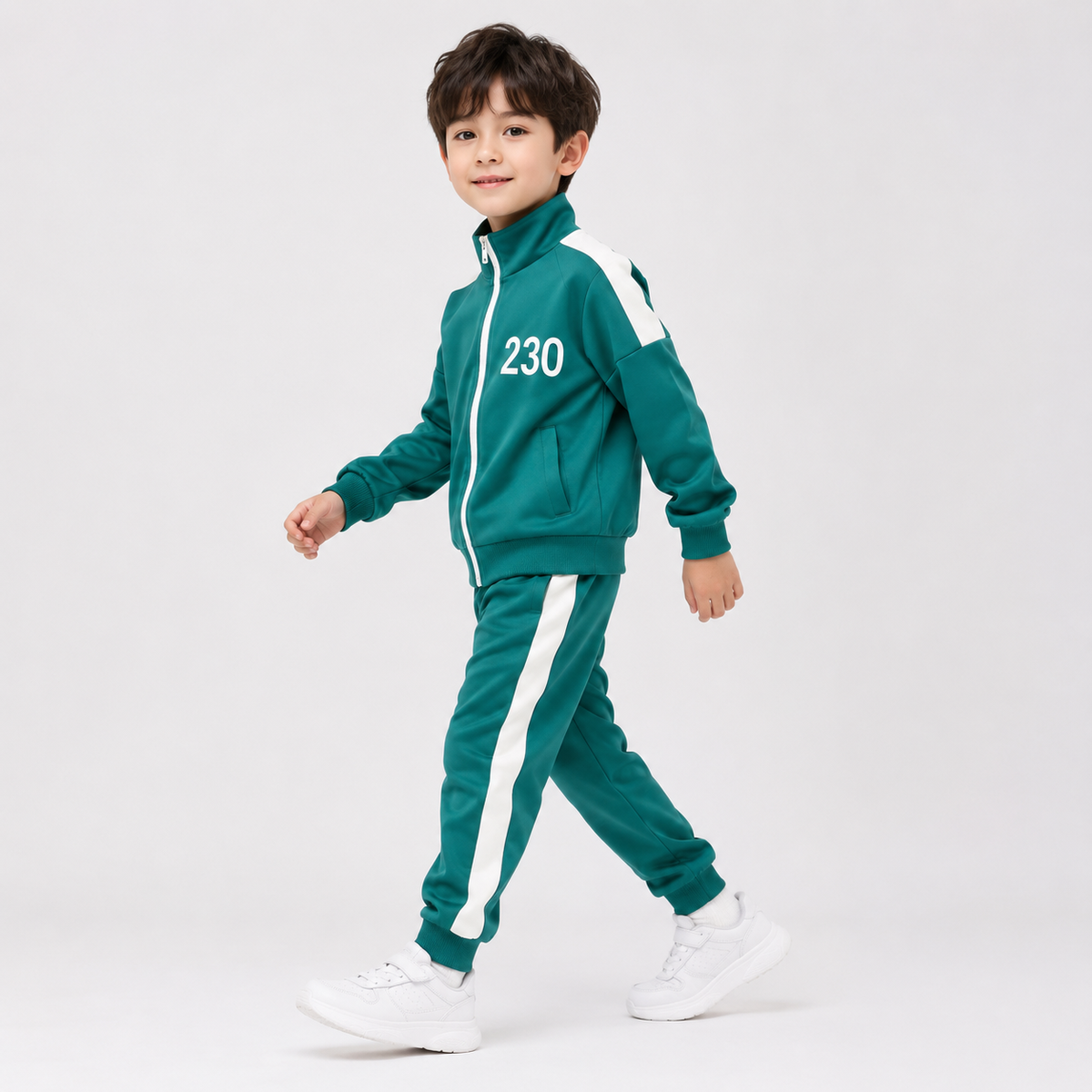 Thermabuild | Kids' Halloween survival game Costume Three-Piece Set with Jacket Pants and T-Shirt