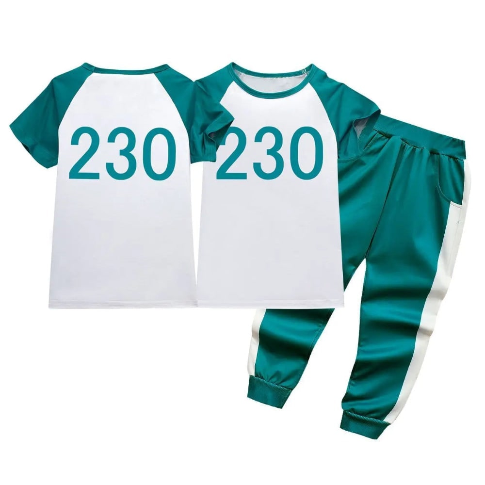 Thermabuild | Kids' Halloween survival game Costume Three-Piece Set with Jacket Pants and T-Shirt