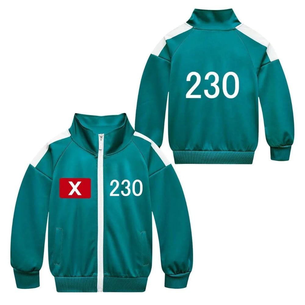 Thermabuild | Kids' Halloween survival game Costume Three-Piece Set with Jacket Pants and T-Shirt