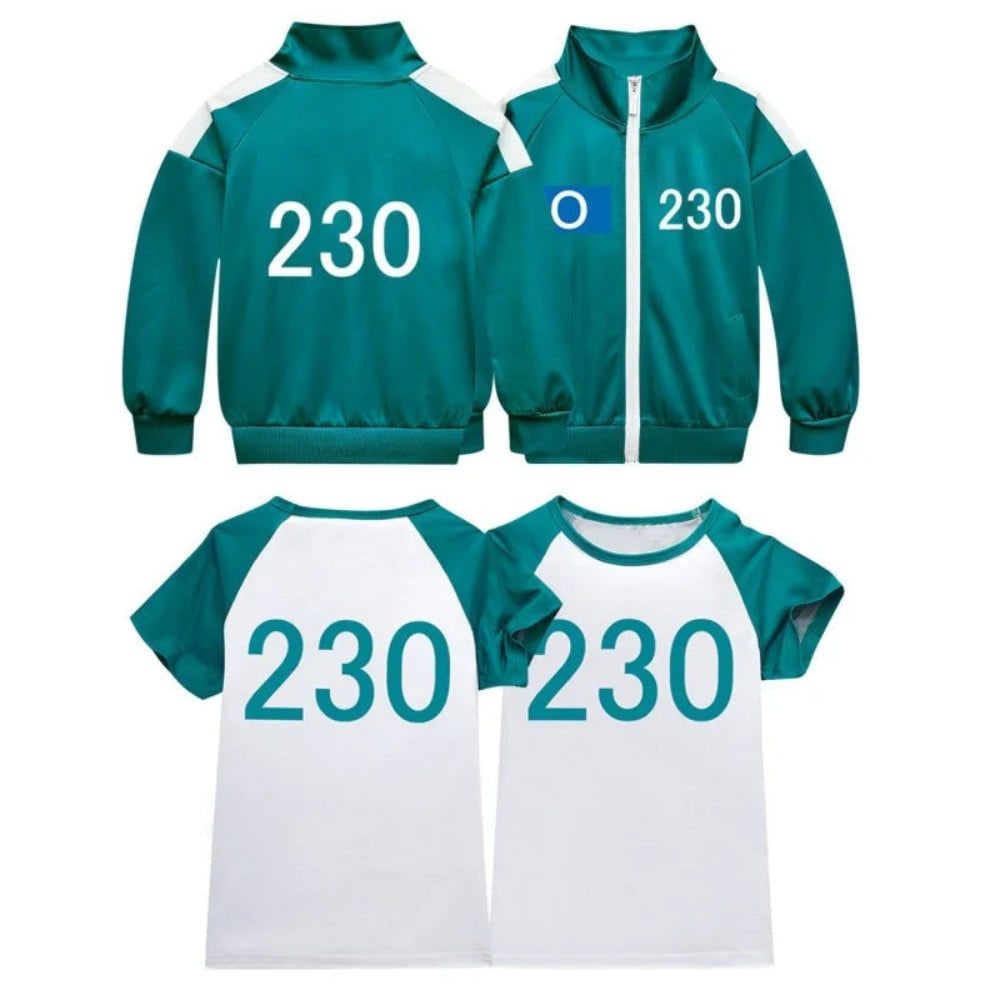 Thermabuild | Kids' Halloween survival game Costume Three-Piece Set with Jacket Pants and T-Shirt