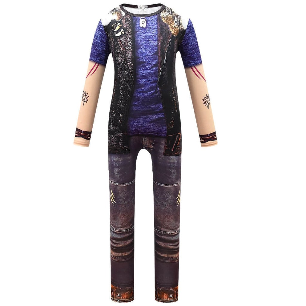 Thermabuild | Kids' Werewolf Costume with Zip-Up Closure and Realistic Printed Details