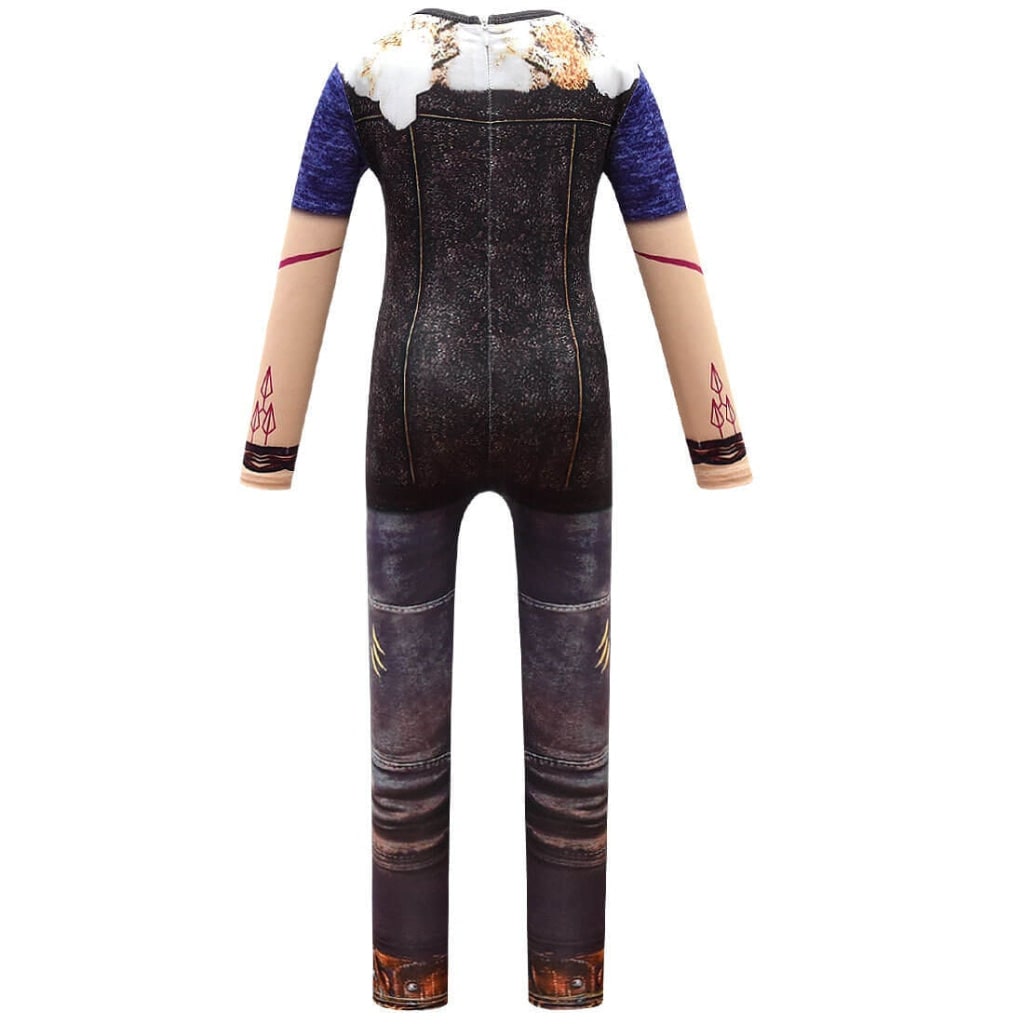 Thermabuild | Kids' Werewolf Costume with Zip-Up Closure and Realistic Printed Details