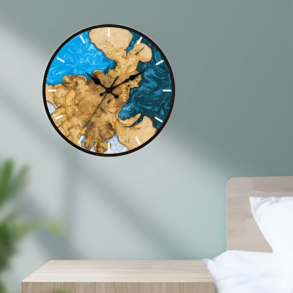 Thermabuild | Elegant Clear Acrylic Wall Clock for Modern Minimalist Homes