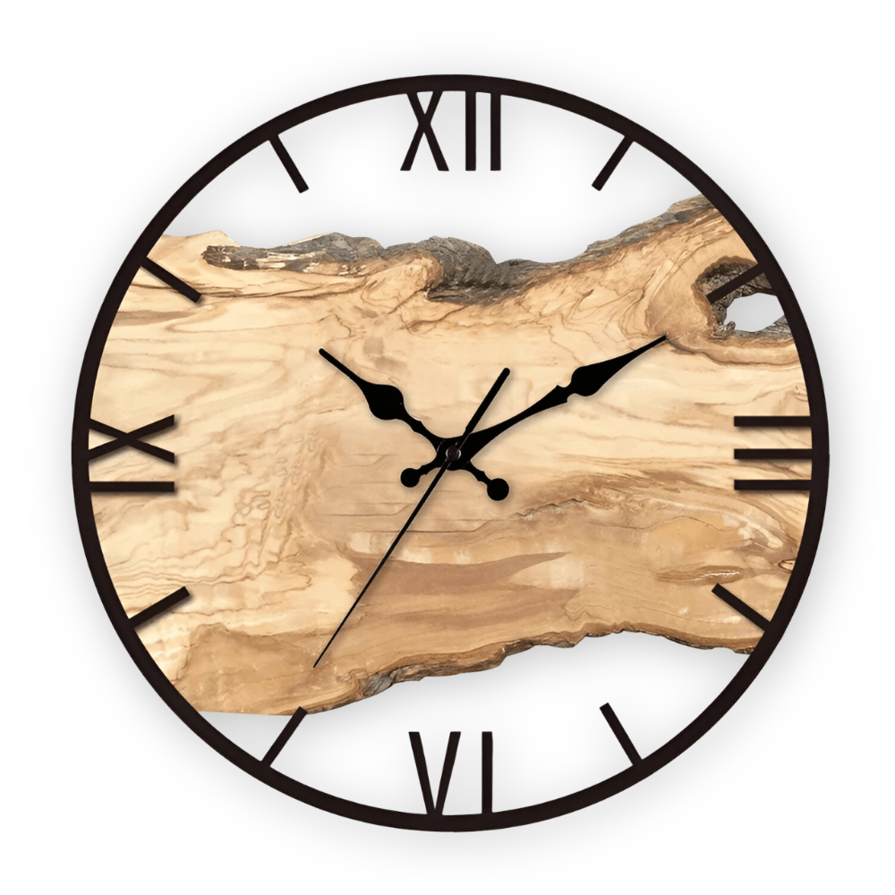 Thermabuild | Elegant Clear Acrylic Wall Clock for Modern Minimalist Homes