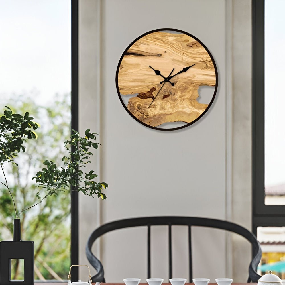 Thermabuild | Elegant Clear Acrylic Wall Clock for Modern Minimalist Homes