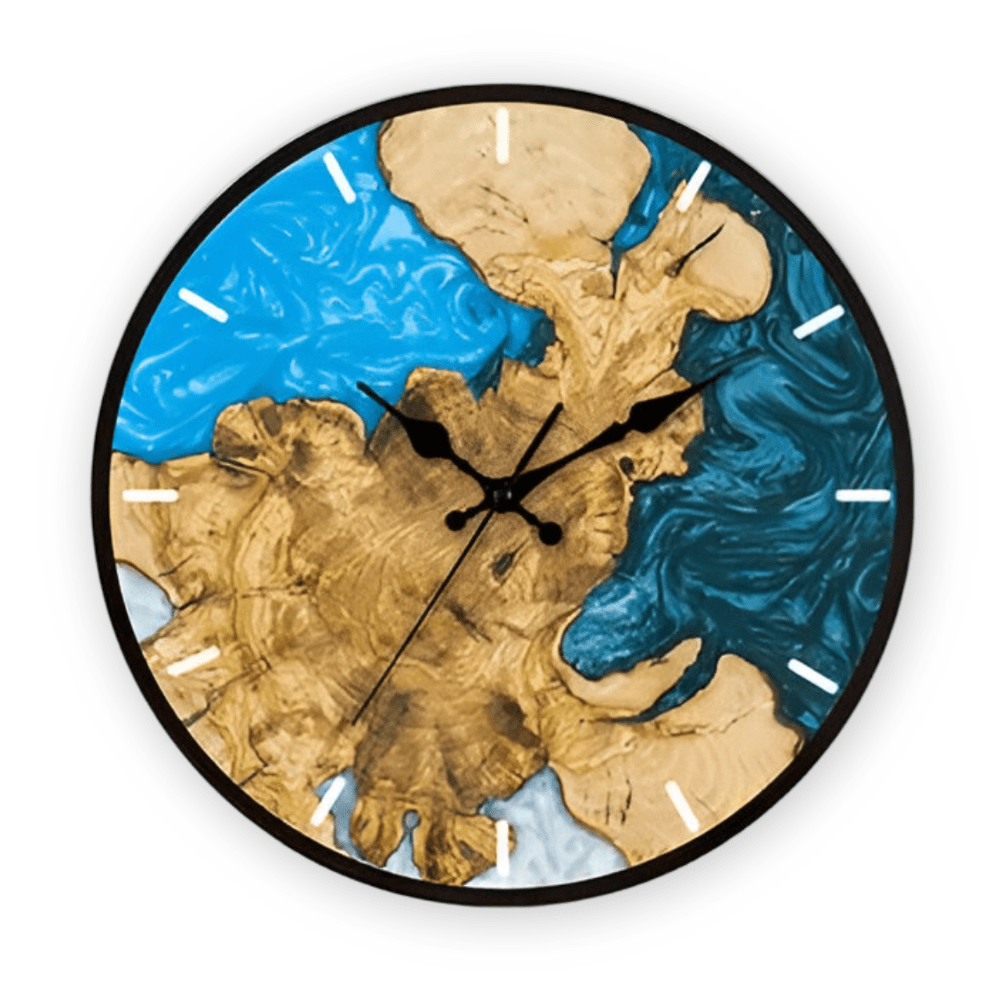 Thermabuild | Elegant Clear Acrylic Wall Clock for Modern Minimalist Homes