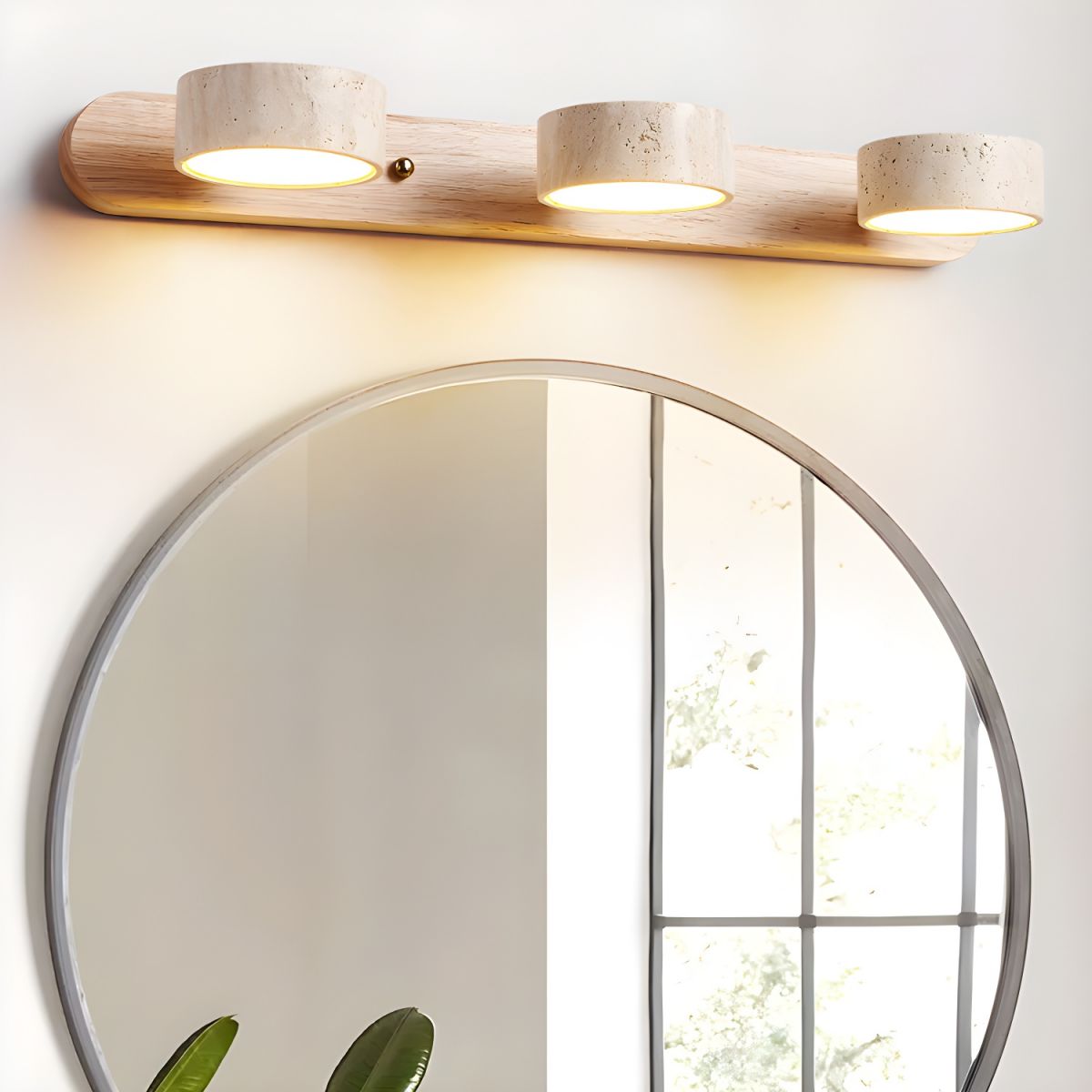 Thermabuild | Travertine LED Wall Sconce for Architectural Luxury