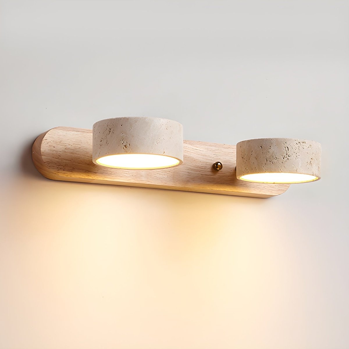 Thermabuild | Travertine LED Wall Sconce for Architectural Luxury