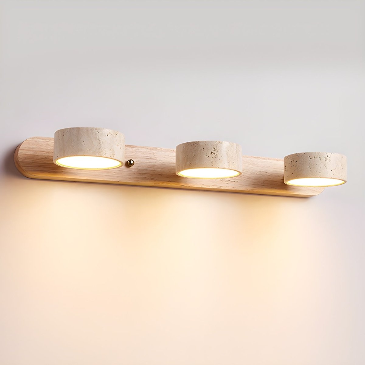Thermabuild | Travertine LED Wall Sconce for Architectural Luxury