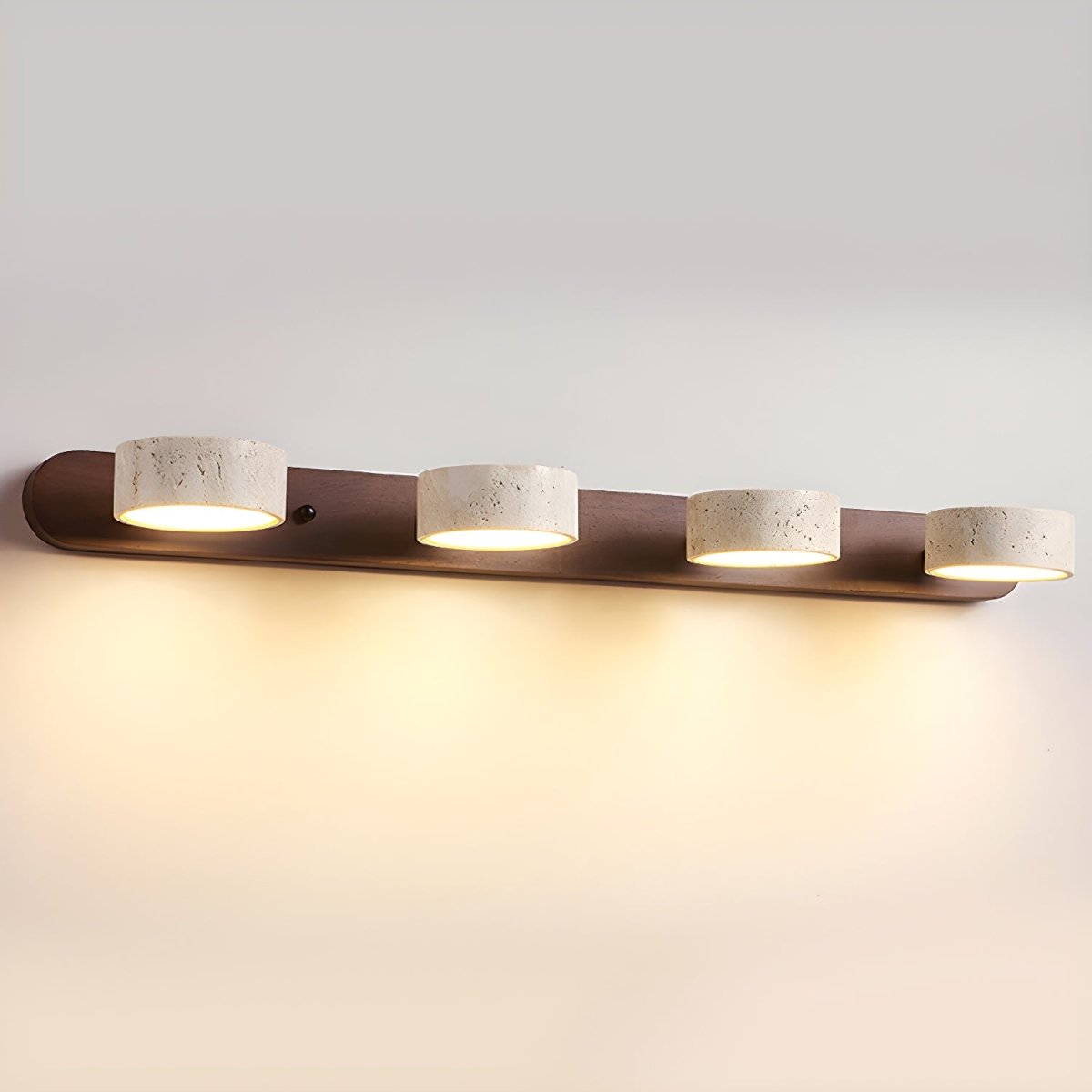 Thermabuild | Travertine LED Wall Sconce for Architectural Luxury