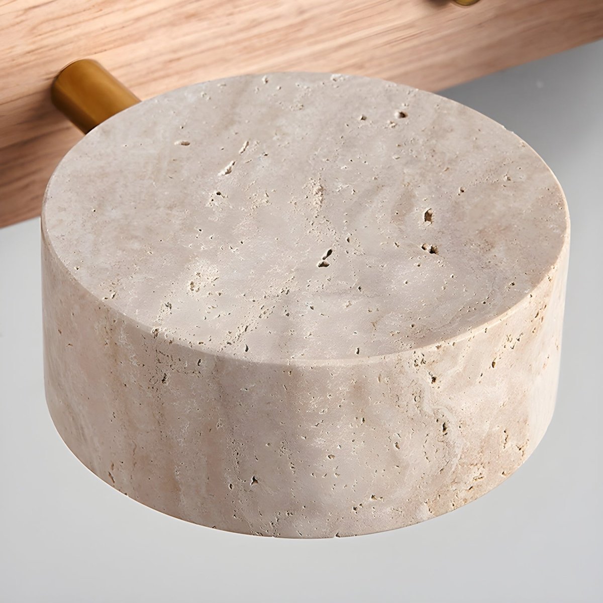 Thermabuild | Travertine LED Wall Sconce for Architectural Luxury