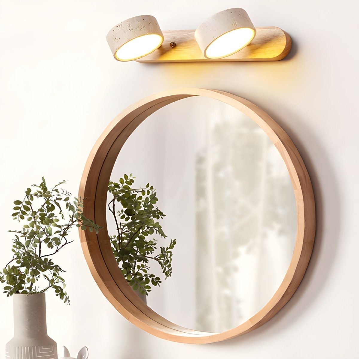 Thermabuild | Travertine LED Wall Sconce for Architectural Luxury