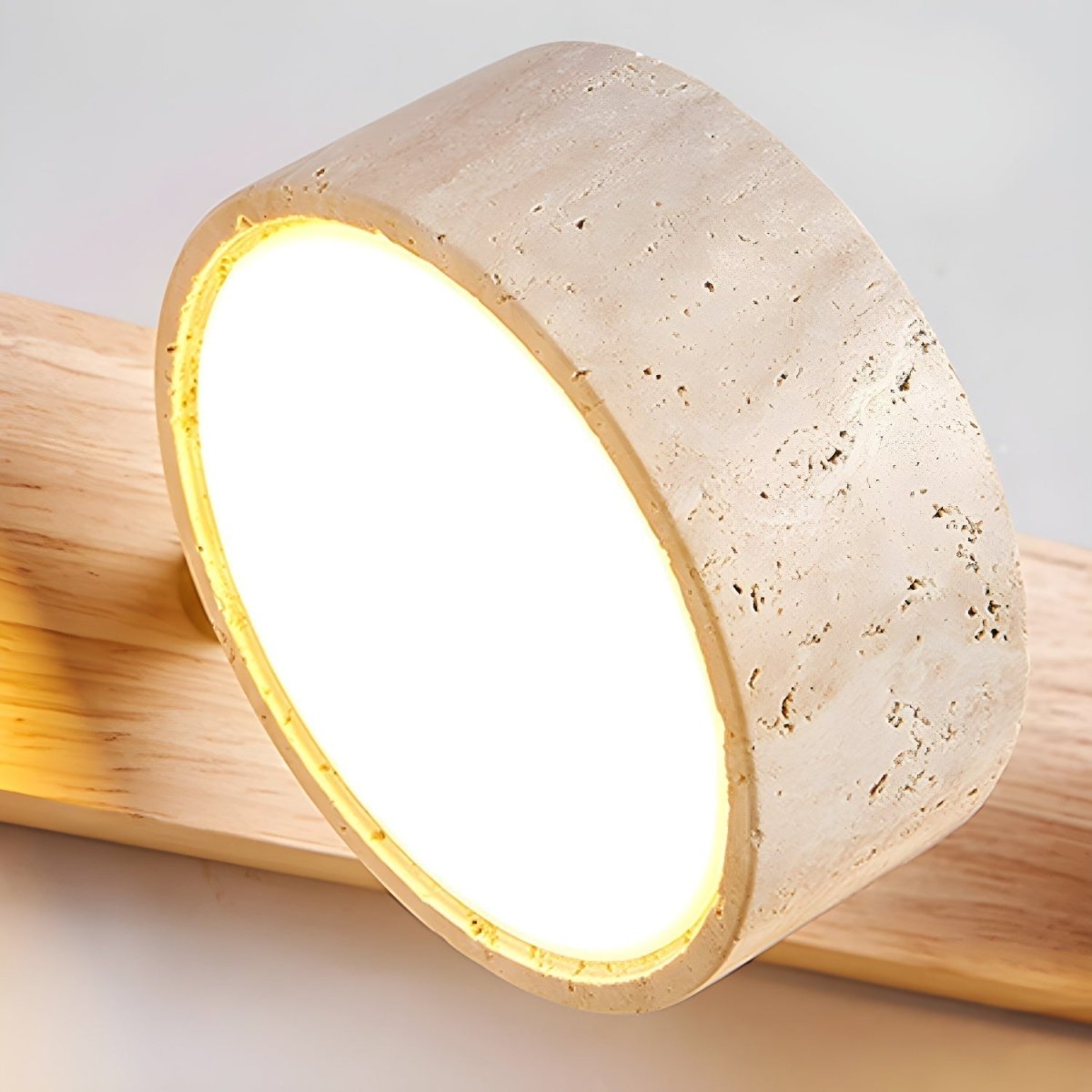 Thermabuild | Travertine LED Wall Sconce for Architectural Luxury