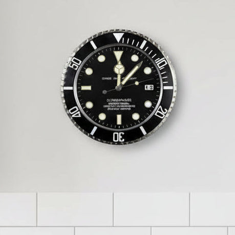Thermabuild | Modern Battery Operated Silent Wall Clock with Luminous Hands