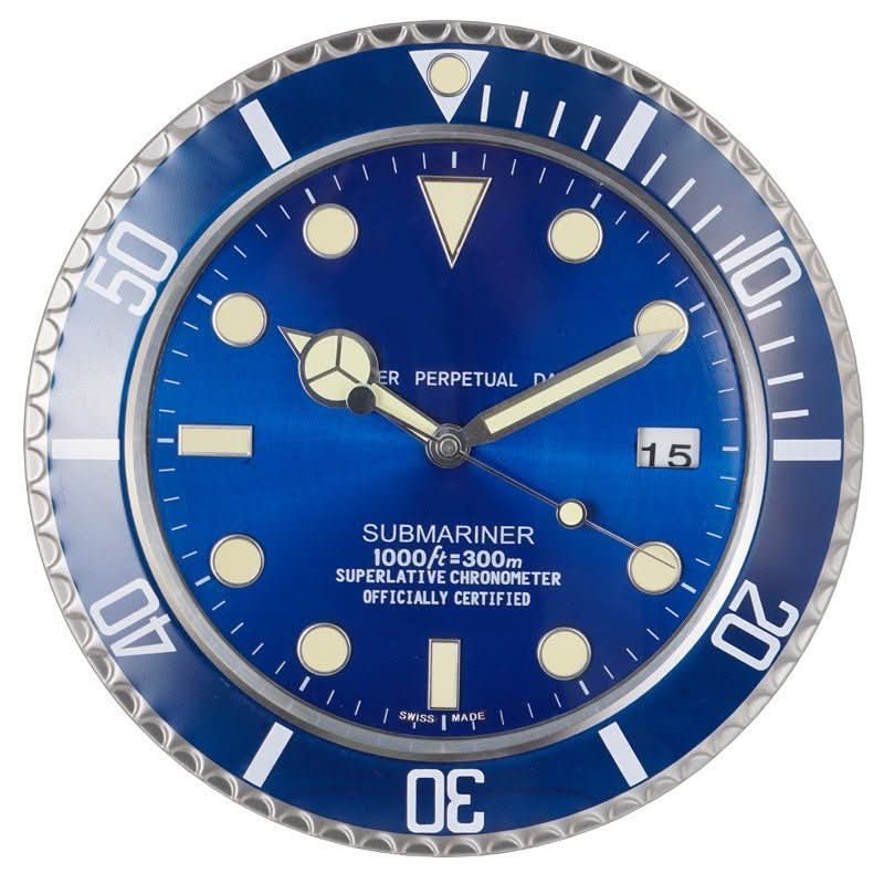 Thermabuild | Modern Battery Operated Silent Wall Clock with Luminous Hands