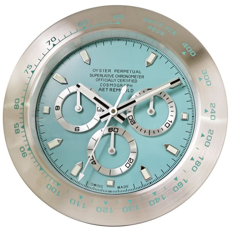 Thermabuild | Modern Battery Operated Silent Wall Clock with Luminous Hands