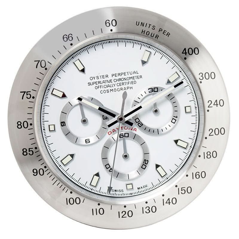 Thermabuild | Modern Battery Operated Silent Wall Clock with Luminous Hands