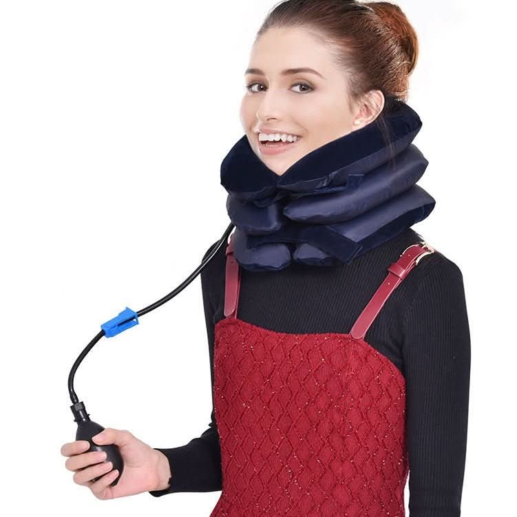 Thermabuild | Luxury Inflatable Neck Support – Ergonomic Relief for Neck Pain & Improved Posture