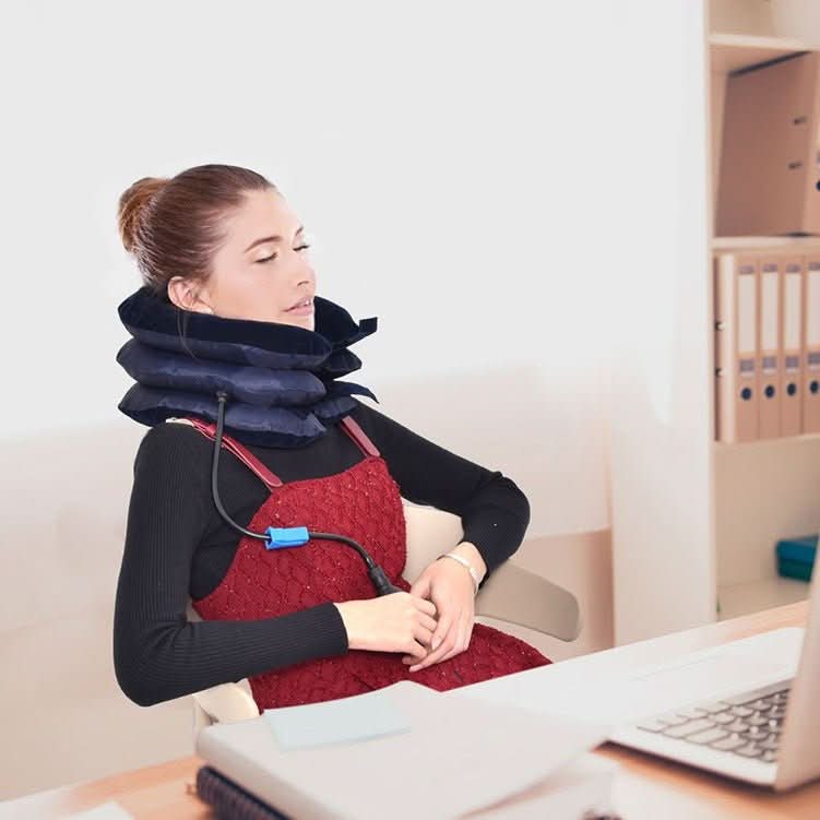 Thermabuild | Luxury Inflatable Neck Support – Ergonomic Relief for Neck Pain & Improved Posture