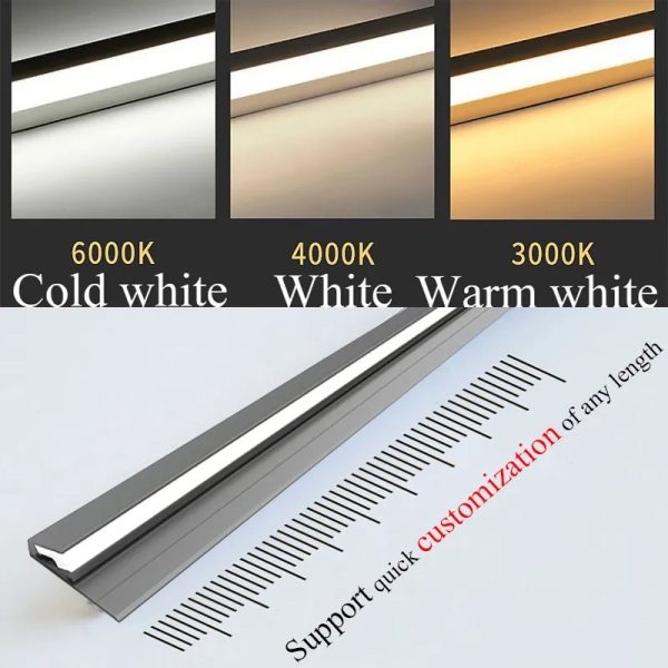 Thermabuild | 45 Degree LED Under Cabinet Lighting Bars Invisible Ultra Thin Strips
