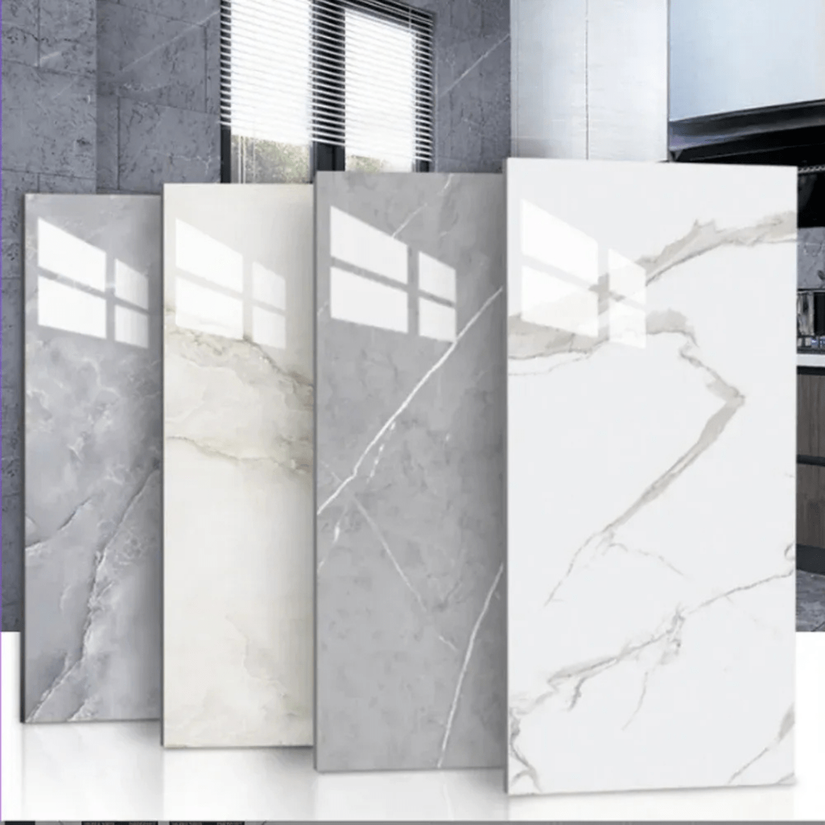 Thermabuild | Self-Adhesive Marble PVC Floor Tiles