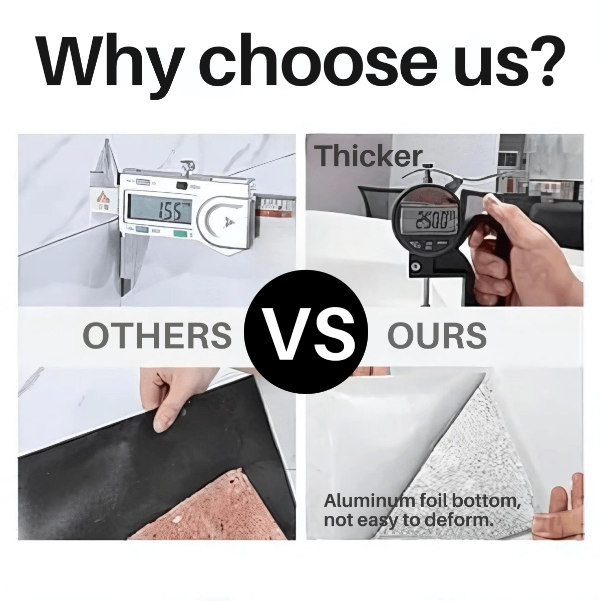 Thermabuild | Self-Adhesive Marble PVC Floor Tiles